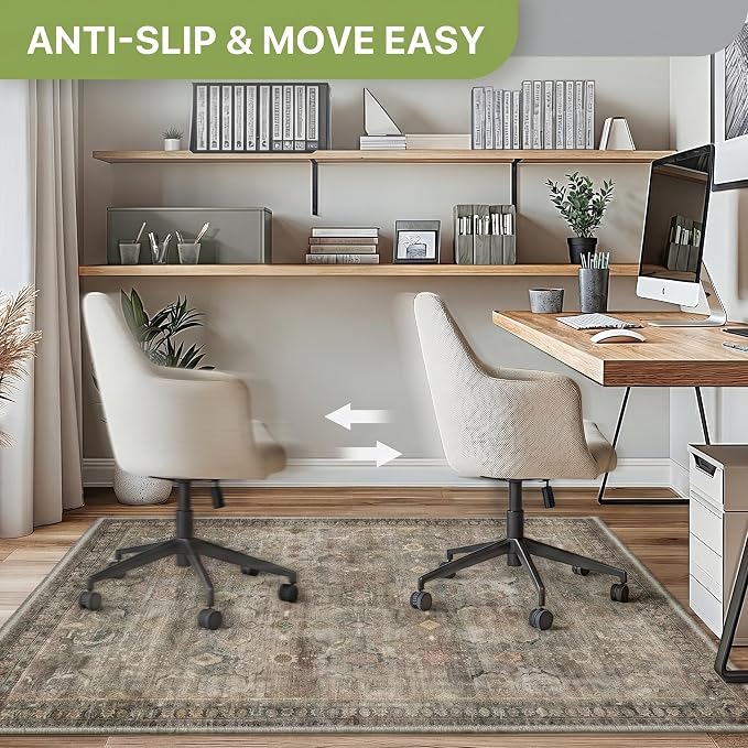 36"x48" Office Chair Mat for Hardwood Tile Floor, Under Desk Carpet Protector - Image 4
