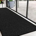 Commercial Door Mat 3'x10' Black, Heavy Duty Industrial Floor Mat by Unknown