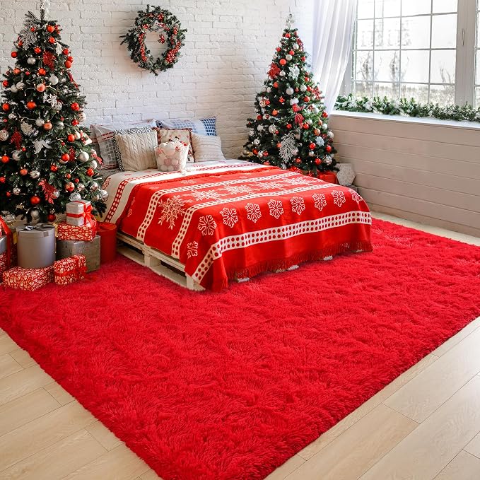 Chicrug Soft Area Rugs for Bedroom Living Room Plush Fluffy Rug 3x5 Feet - Image 4