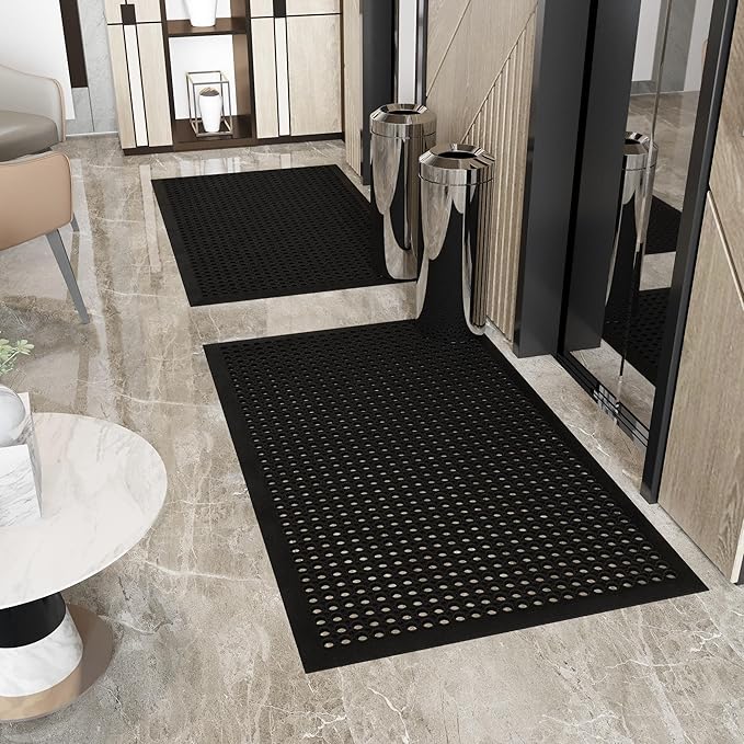 Ottomanson Heavy Duty Rubber Floor Mat – Non-Slip, Waterproof, Restaurants - Image 4