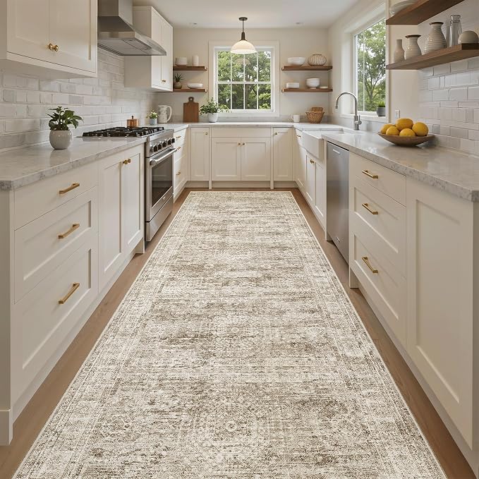 Soalmost 4x12 Wide Hallway Runners: Washable 12ft Runner Rug - Image 4