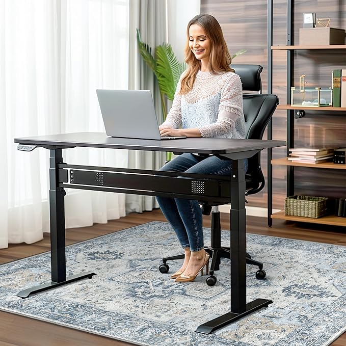 36"x48" Office Chair Mat for Hardwood Tile Floor, Under Desk Carpet Protector - Image 2