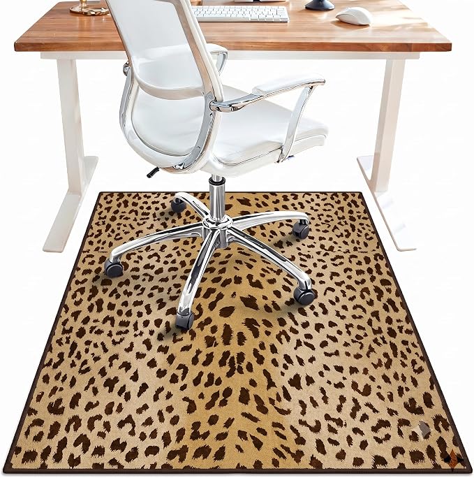 48"x72" Office Chair Mat for Hardwood Tile Floor, Under Desk Carpet Protector by BESBLEE