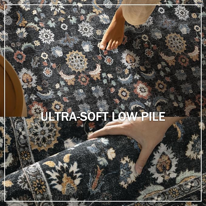 Washable Runners for Hallways Kitchen Rug: 2'x6' Runner Rugs Stain Resistant - Image 4