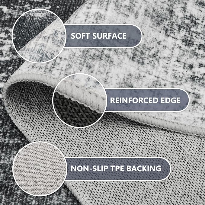7x9 Washable Area Rugs - Image 5