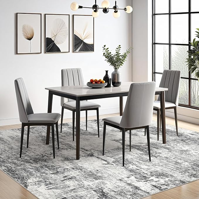 DMOYEST 10x12 Area Rug for Living Room, Washable & Non Slip Large Indoor Carpet - Image 3