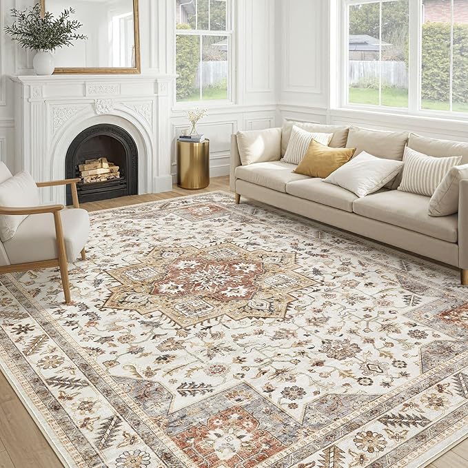 Vintage Living Room Area Rug 8x10 by COTILED