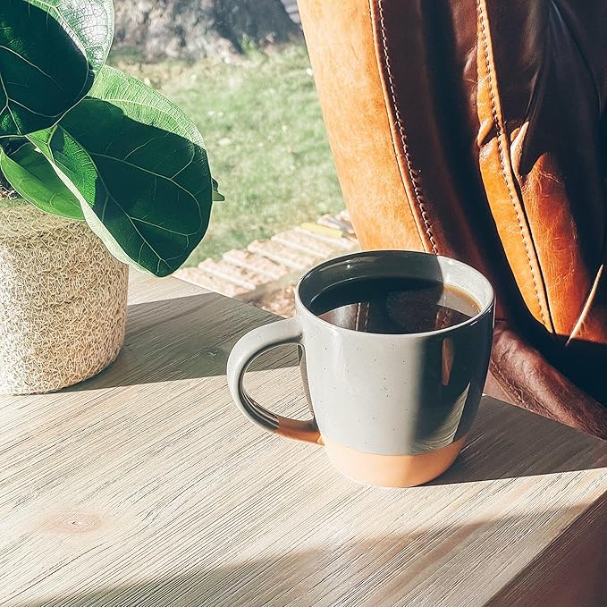 Mora Ceramic Large Latte Mug Set of 4, 16oz - Image 7