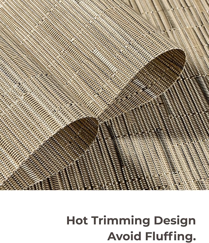 Leetaltree Light Brown Placemats Set of 4 - Image 7