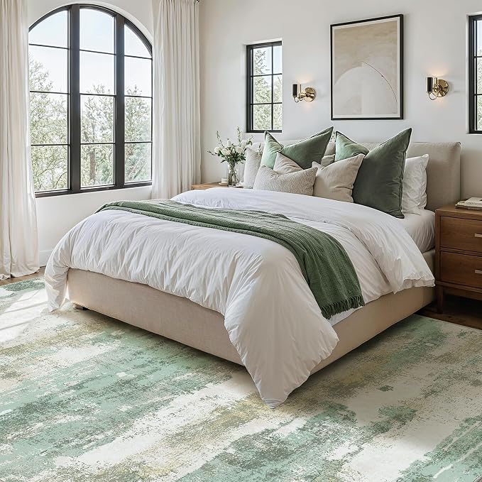 BEIMO Area Rugs 6x9 for Living Room Bedroom, Modern Abstract Machine Washable - Image 3