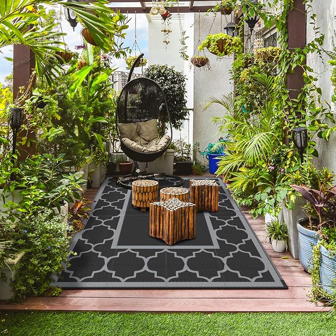 GENIMO Outdoor Rug 9' x 12' Waterproof - Image 3