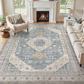 6x9 Washable Area Rug, Large Rugs by JessibouAreaRug