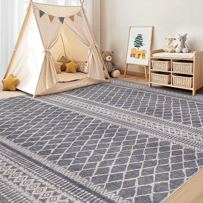 cotiled 8x10 Area Rugs Living Room Rug: Washable Boho Rugs - Image 7