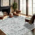 CHAMPLANT Washable Area Rug 10'x14' Boho Design Non-Shedding Easy Care Ideal by CHAMPLANT