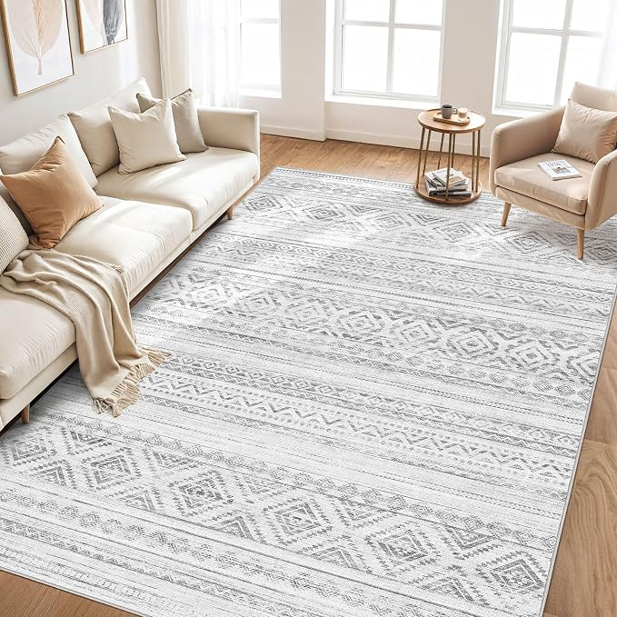 cotiled 7x9 Area Rugs Living Room Rug: Washable Boho Rugs - Image 6