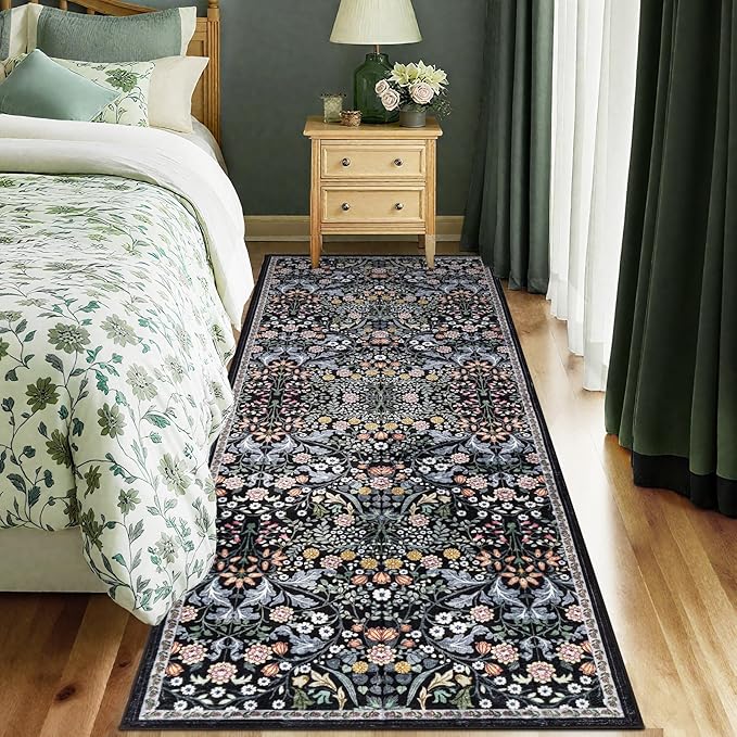Runner Rug for Entryway: 2x5 Kitchen Rugs Non Slip Washable Ultra-Thin Soft - Image 2