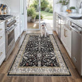 4x5 Kitchen Rug Washable Non-Slip – Soft Low Pile Indoor Carpet by BYYVOORugsforYourHome