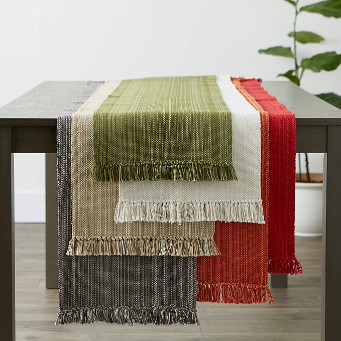 DII Variegated Tabletop Collection, Table Runner3x108 - Image 7