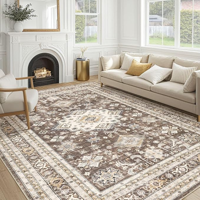 Vintage Living Room Area Rug 10x13 by COTILED