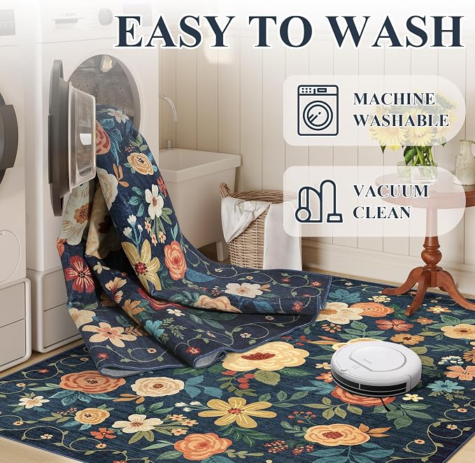 DUKINO Runner Rug, 2x10 Kitchen Hallway Carpet, Washable - Image 8