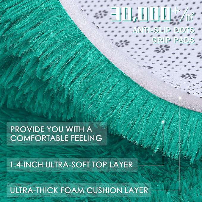 OLANLY 8x10 Machine Washable Large Area Rugs - Image 8