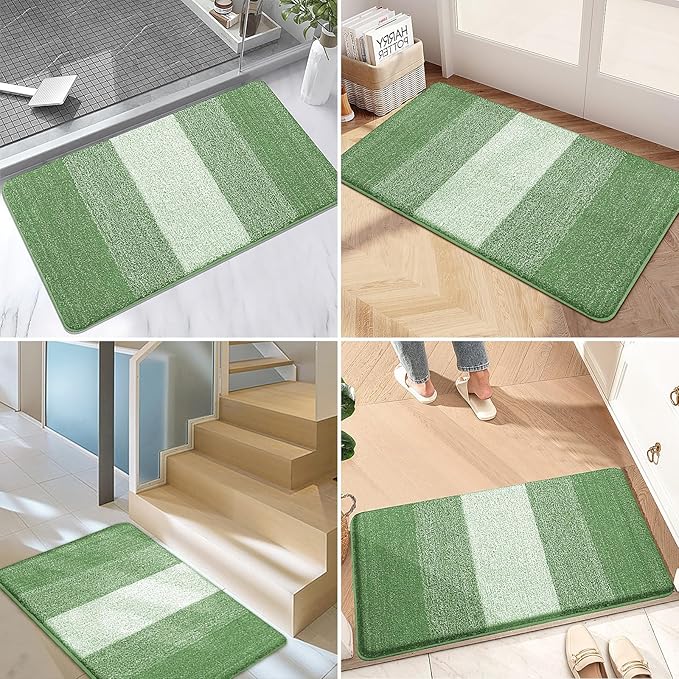 Kitinjoy Indoor Outdoor Door Mat, 48x32 Non-Slip Absorbent Dirt Trapper - Image 6