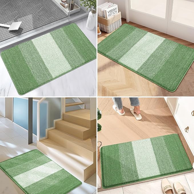Kitinjoy Indoor Outdoor Door Mat, 48x30 Non-Slip Absorbent Dirt Trapper - Image 6