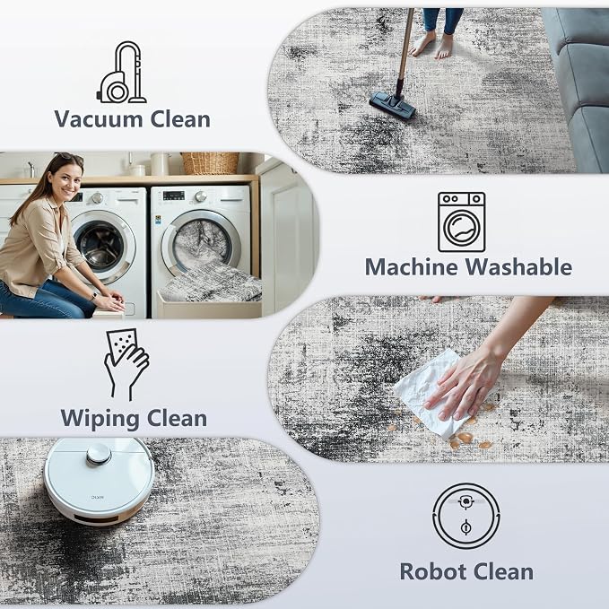 7x9 Washable Area Rugs - Image 4