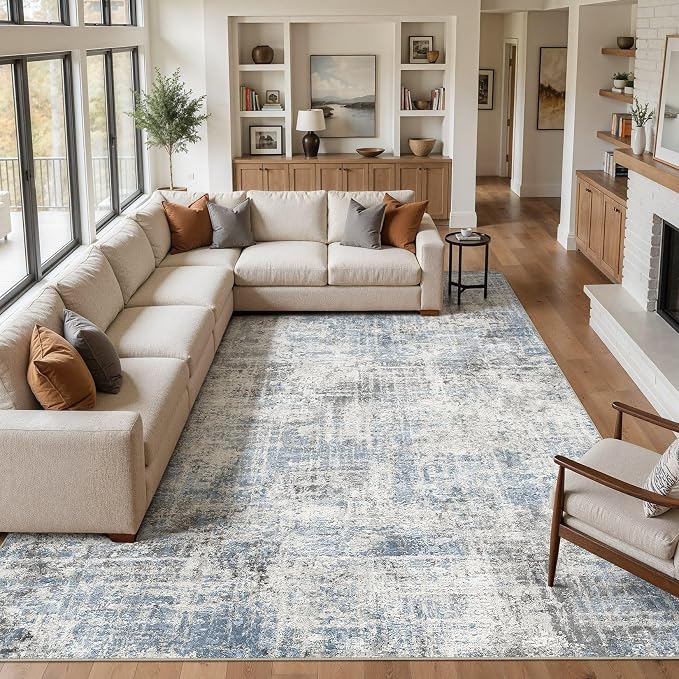 Washable 9x12 Area Rug for Living Room - Image 5