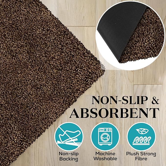 Premium Microfiber Indoor Door Mat – 36"x72" Washable Entry Mat, Waterproof - Image 4