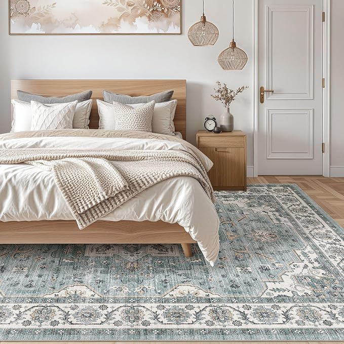 Vintage Living Room Area Rug 6x9 - Image 6