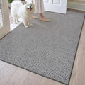 DEXI Ultra Thin Door Mat Indoor Entrance 48x72, Non Slip Rubber Backed Entryway by DEXI
