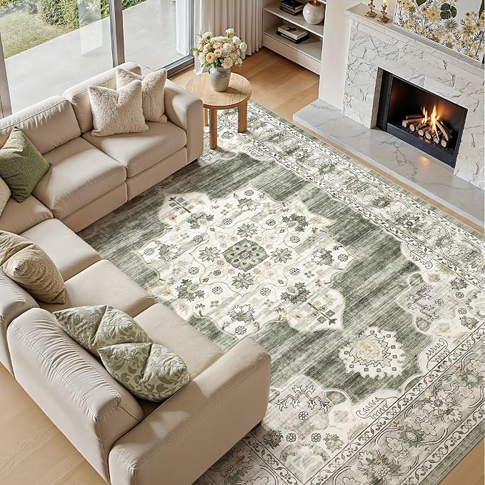 9x12 Washable Area Rug - Image 5