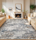 7x9 Washable Area Rugs by KiginaraArt
