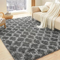 Litanika 4x6 Geometric Shag Area Rug by Litanika