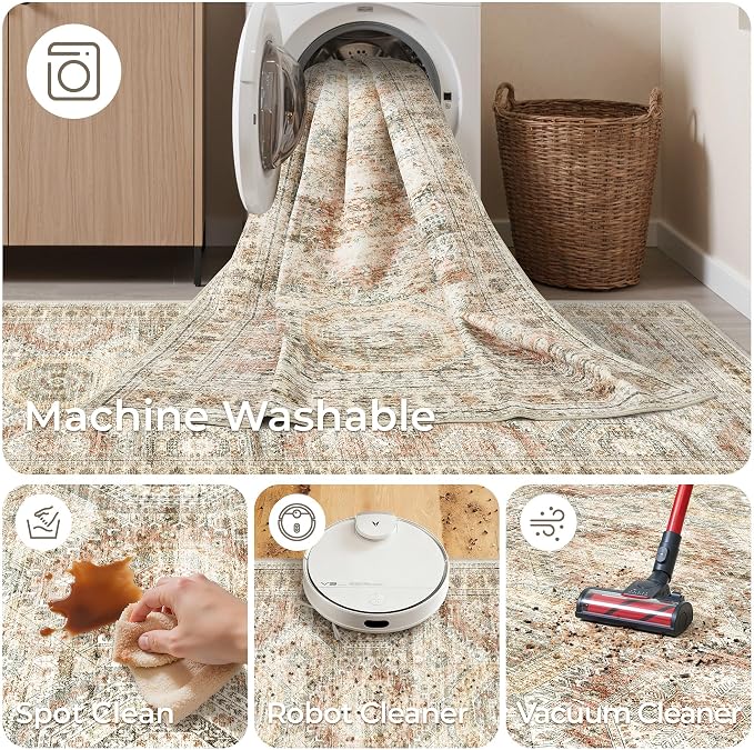 2x5 Rug Runner Washable for Entryway, Soft Bathroom Rugs - Image 8