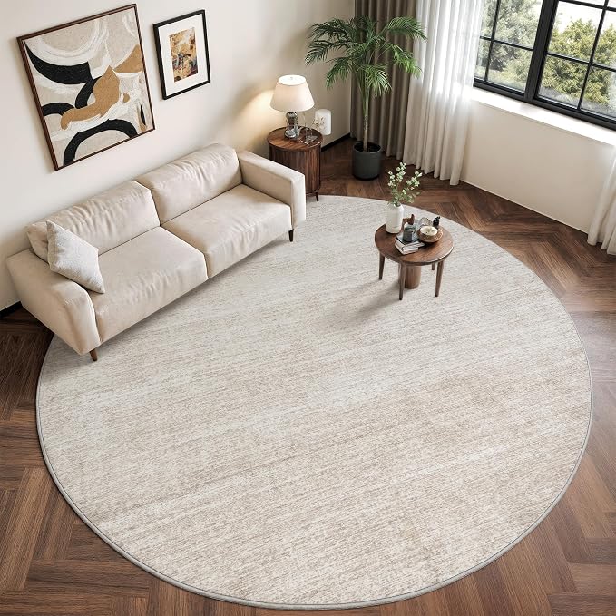 Valenrug Washable Round Area Rugs 8x8 - Image 4