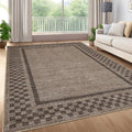 GarveeHome Modern Bordered 9x12 Area Rugs by GarveeHome