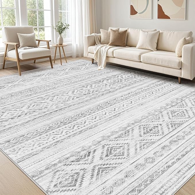 cotiled 5x7 Area Rugs Living Room Rug: Washable Boho Rugs by COTILED