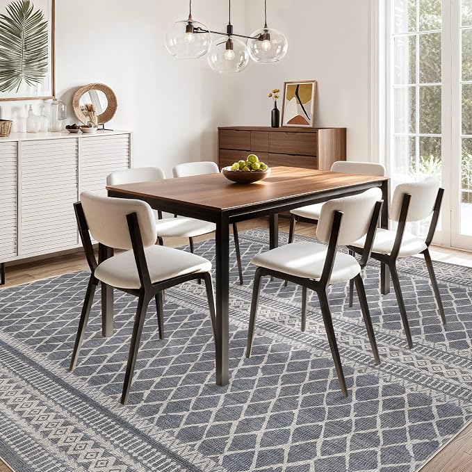 cotiled 5x8 Area Rugs Living Room Rug: Washable Boho Rugs - Image 5