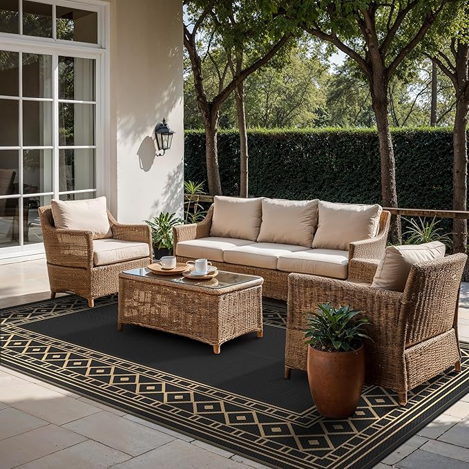 GENIMO Outdoor Rug Waterproof 10'x14' - Image 4