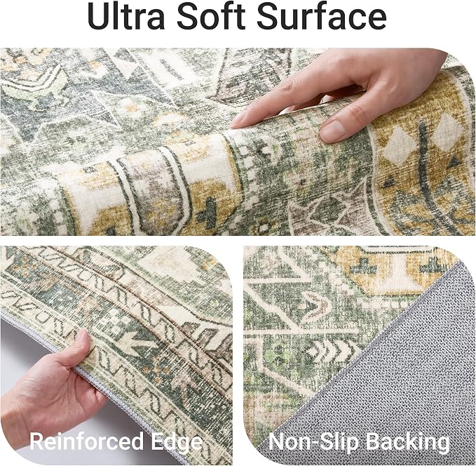 befbee Washable Rug 8x10 Area Rugs - Image 3