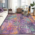 RELEANY Washable Area Rugs 8'x10' Non-Slip Modern Abstract Soft by RELEANY