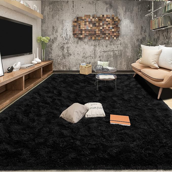 Tepook Super Soft Fluffy Rugs for Bedroom, Shag 5x7 Area Rugs for Living Room - Image 3