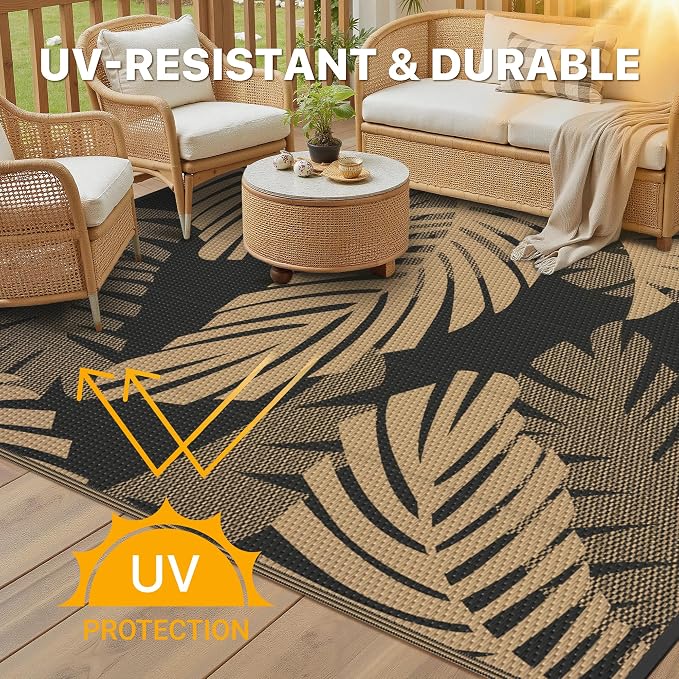 GENIMO Waterproof Outdoor Rug 8' x 10' - Image 4