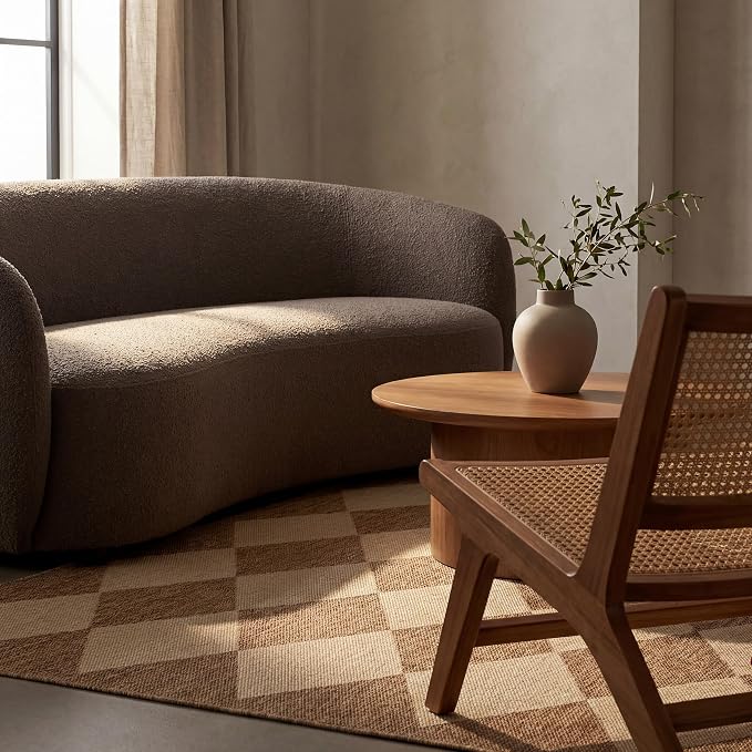 nuLOOM Outdoor Performance Collection Sabina Brown/Ivory, Soft and Cozy - Image 9