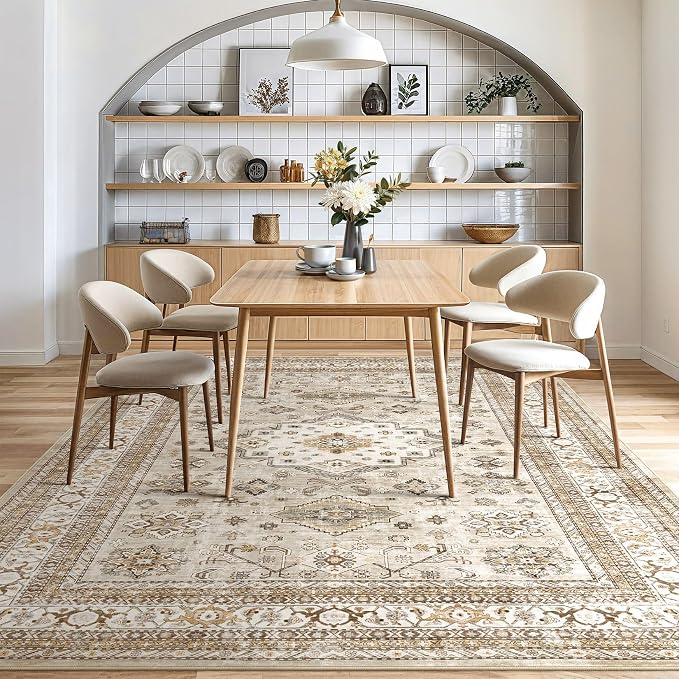 Vintage Living Room Area Rug 7x10 - Image 7