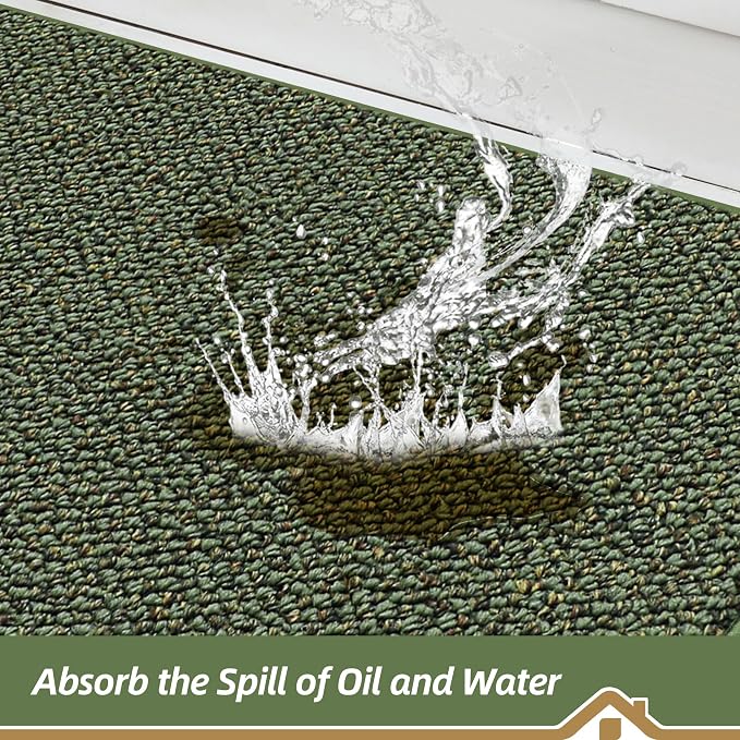 BEQHAUSE Kitchen Rugs 20"x32", Non-Slip Kitchen Mats - Image 3