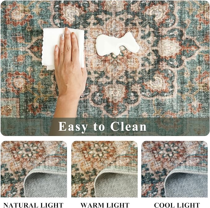 TOPRUUG Washable 6x6 Rug Square - Image 6
