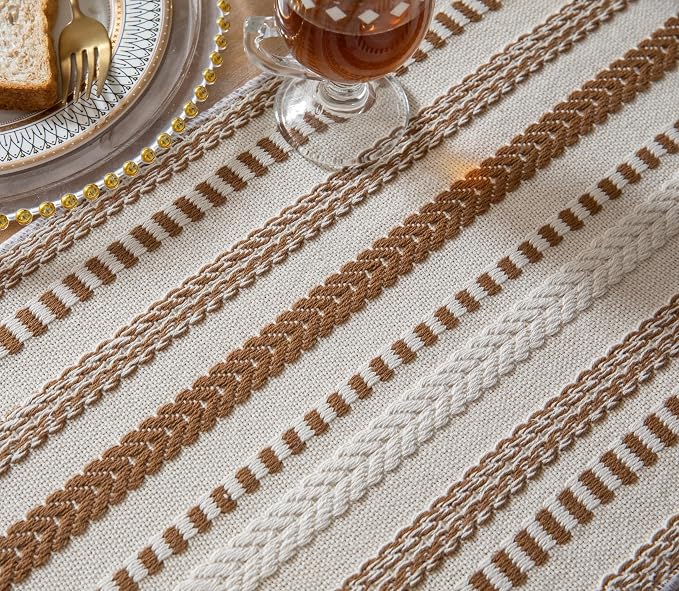 Caflife Boho Table Runner 90 Inchs Long, Dining Room Home Decor - Image 4